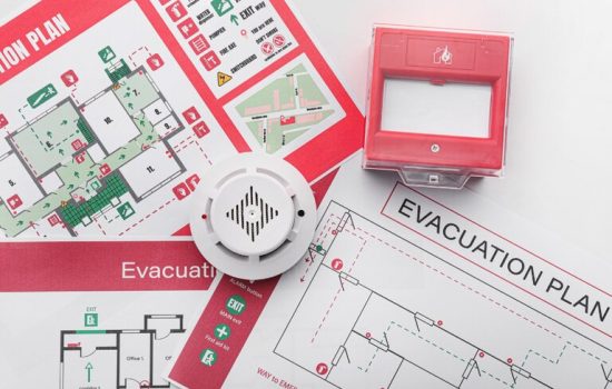 Fire Evacuation Scheme and fire smoke alarm